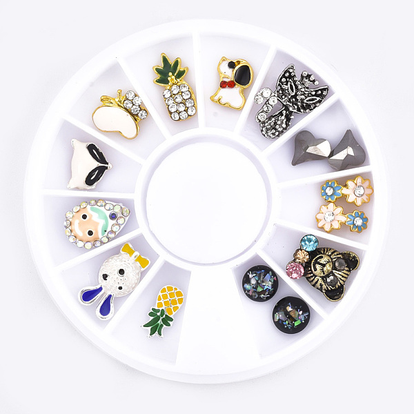 PandaHall Alloy & Glass Rhinestone & Resin Cabochons, with Rhinestone and Enamel, Nail Art Decoration Accessories, Mixed Shapes, Mixed Color..., Multicolor
PandaHall Alloy & Glass Rhinestone & Resin Cabochons, with Rhinestone and Enamel, Nail Art Decoration Accessories, Mixed Shapes, Mixed Color..., Multicolor