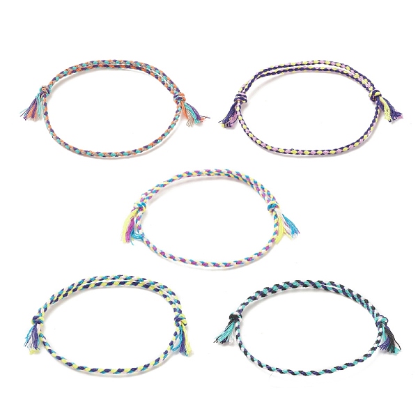 PandaHall 5Pcs Macrame Cotton Braided Cord Anklets Set, Friendship Adjustable Anklets for Women, Purple, Inner Diameter: 2-1/4~3-1/2 inch...
PandaHall 5Pcs Macrame Cotton Braided Cord Anklets Set, Friendship Adjustable Anklets for Women, Purple, Inner Diameter: 2-1/4~3-1/2 inch...