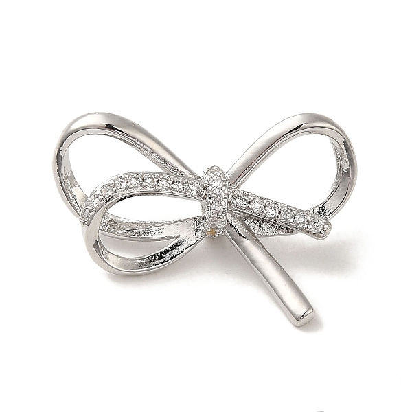 PandaHall Brass Micro Pave Cubic Zirconia Pendants, Bowknot, Platinum, 23.5x15x7mm, Hole: 2.5x1mm Brass+Cubic Zirconia Bowknot Clear
PandaHall Brass Micro Pave Cubic Zirconia Pendants, Bowknot, Platinum, 23.5x15x7mm, Hole: 2.5x1mm Brass+Cubic Zirconia Bowknot Clear