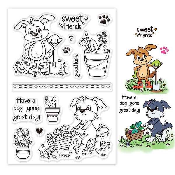 PandaHall PVC Plastic Stamps, for DIY Scrapbooking, Photo Album Decorative, Cards Making, Stamp Sheets, Dog Pattern, 16x11x0.3cm Plastic Dog
PandaHall PVC Plastic Stamps, for DIY Scrapbooking, Photo Album Decorative, Cards Making, Stamp Sheets, Dog Pattern, 16x11x0.3cm Plastic Dog