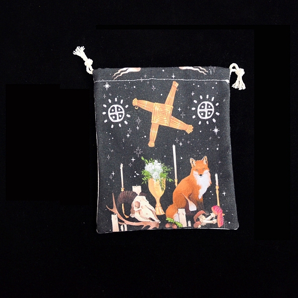 PandaHall Tarot Card Storage Bag, Cloth Drawstring Bags, for Witchcraft Wiccan Altar Supplies, Rectangle, Fox, 160~165x135mm Cloth Fox
PandaHall Tarot Card Storage Bag, Cloth Drawstring Bags, for Witchcraft Wiccan Altar Supplies, Rectangle, Fox, 160~165x135mm Cloth Fox