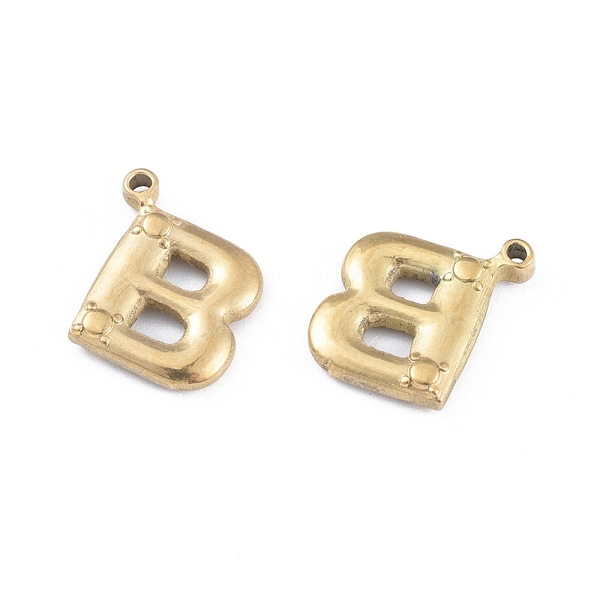 PandaHall 304 Stainless Steel Pendants, Letter, Golden, Letter.B, 19x15.2x3.1mm, Hole: 1.2mm 304 Stainless Steel Letter B
PandaHall 304 Stainless Steel Pendants, Letter, Golden, Letter.B, 19x15.2x3.1mm, Hole: 1.2mm 304 Stainless Steel Letter B