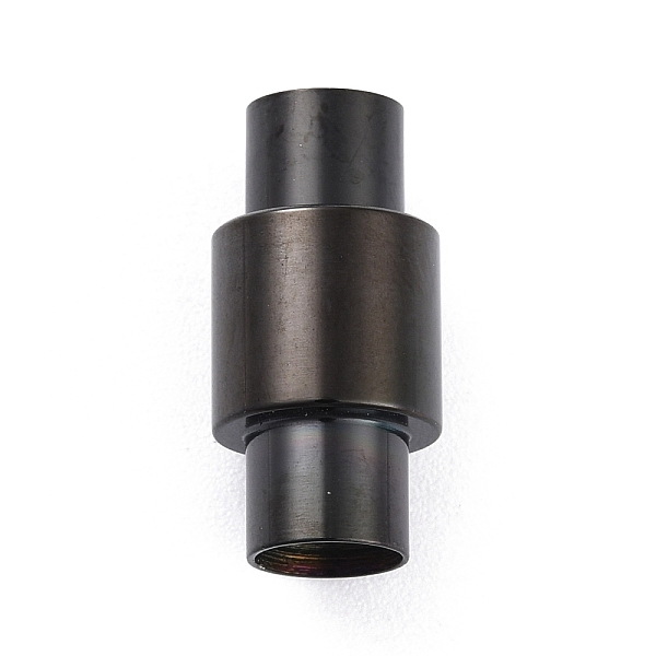 PandaHall Ion Plating(IP) 304 Stainless Steel Magnetic Clasps with Glue-in Ends, Column, Electrophoresis Black, 20x10mm, Hole: 6mm 304...
PandaHall Ion Plating(IP) 304 Stainless Steel Magnetic Clasps with Glue-in Ends, Column, Electrophoresis Black, 20x10mm, Hole: 6mm 304...