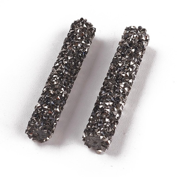 PandaHall Glass Rhinestone Beads, For DIY Jewelry Craft Making, Tube, Jet Metallic Silver, 32~33x6mm, Hole: 0.8mm Glass Tube Black
PandaHall Glass Rhinestone Beads, For DIY Jewelry Craft Making, Tube, Jet Metallic Silver, 32~33x6mm, Hole: 0.8mm Glass Tube Black