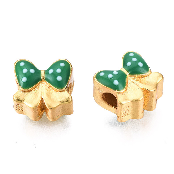 PandaHall Alloy Enamel Beads, Matte Style, Cadmium Free & Lead Free, Bowknot, Sea Green, 9x10x8mm, Hole: 3mm Alloy+Enamel Bowknot
PandaHall Alloy Enamel Beads, Matte Style, Cadmium Free & Lead Free, Bowknot, Sea Green, 9x10x8mm, Hole: 3mm Alloy+Enamel Bowknot