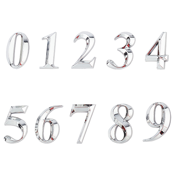 PandaHall Plastic & PVC Number Sign Labels, Silver, 8: 50.5x31.5x8mm, 10pcs/set Plastic Silver
PandaHall Plastic & PVC Number Sign Labels, Silver, 8: 50.5x31.5x8mm, 10pcs/set Plastic Silver