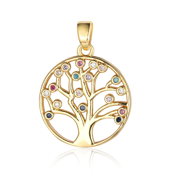 PandaHall Brass Micro Pave Colorful Cubic Zirconia Pendants, Tree of Life Charms, Real 18K Gold Plated, 22x19x2.2mm Brass+Cubic Zirconia...
PandaHall Brass Micro Pave Colorful Cubic Zirconia Pendants, Tree of Life Charms, Real 18K Gold Plated, 22x19x2.2mm Brass+Cubic Zirconia...