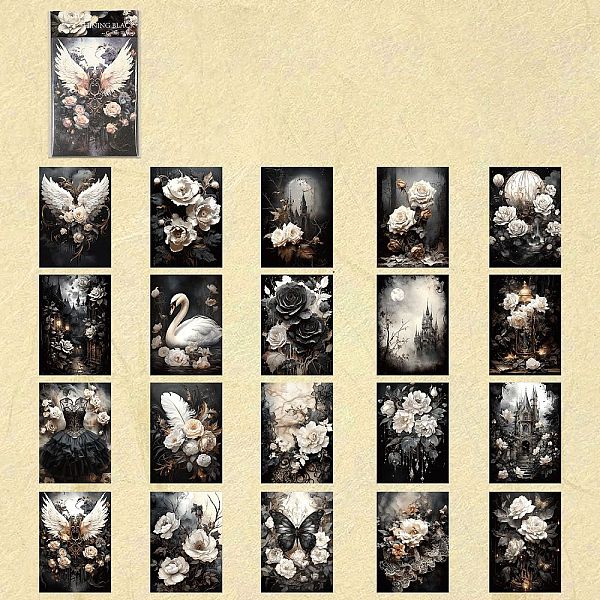 PandaHall Flower Scrapbook Paper Pads, for DIY Album Scrapbook, Background Paper, Diary Decoration, Floral White, 140x100mm, 20pcs/set Paper...
PandaHall Flower Scrapbook Paper Pads, for DIY Album Scrapbook, Background Paper, Diary Decoration, Floral White, 140x100mm, 20pcs/set Paper...