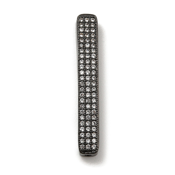 PandaHall Brass Micro Pave Clear Cubic Zirconia Beads, Rectangle, Gunmetal, 36.5x5x4mm, Hole: 1.5mm Brass+Cubic Zirconia Rectangle Clear
PandaHall Brass Micro Pave Clear Cubic Zirconia Beads, Rectangle, Gunmetal, 36.5x5x4mm, Hole: 1.5mm Brass+Cubic Zirconia Rectangle Clear