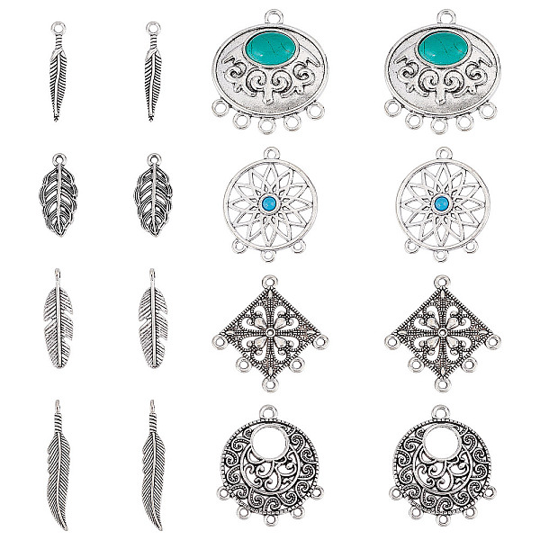 PandaHall SUNNYCLUE DIY 1 Box 104pcs Chandeliers Charms Feather Charm Bohemian Chandelier Components Links Leaf Charms for Jewelry Making...
PandaHall SUNNYCLUE DIY 1 Box 104pcs Chandeliers Charms Feather Charm Bohemian Chandelier Components Links Leaf Charms for Jewelry Making...
