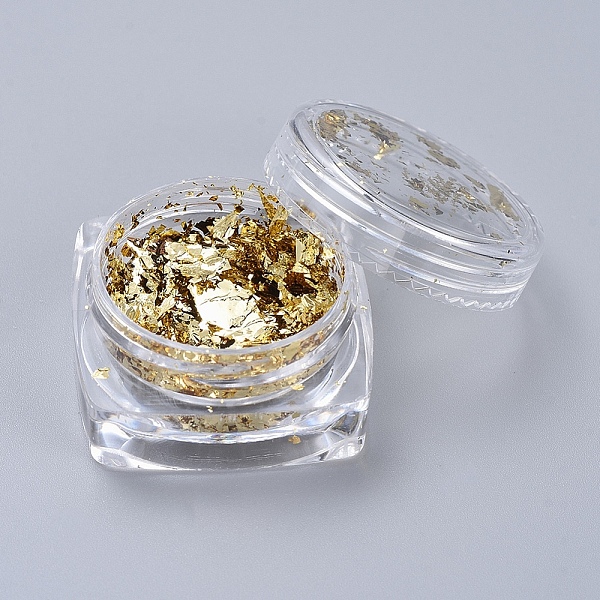 PandaHall Foil Flakes, DIY Gilding Flakes, for Epoxy Jewelry Accessories Filler, Light Khaki, Box: 2.9x1.6cm Gold Foil Chip
PandaHall Foil Flakes, DIY Gilding Flakes, for Epoxy Jewelry Accessories Filler, Light Khaki, Box: 2.9x1.6cm Gold Foil Chip