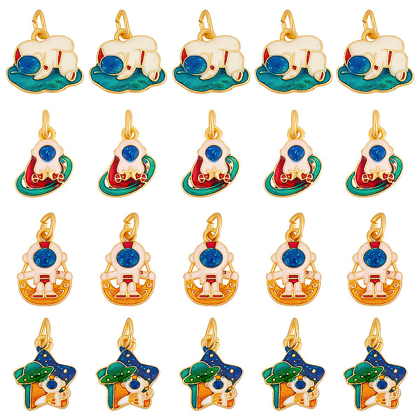 PandaHall SUNNYCLUE 20Pcs 4 Style Alloy Enamel Charms, Cadmium Free & Lead Free, with Glitter Powder and Jump Rings, Matte Gold Color..., Multicolor
PandaHall SUNNYCLUE 20Pcs 4 Style Alloy Enamel Charms, Cadmium Free & Lead Free, with Glitter Powder and Jump Rings, Matte Gold Color..., Multicolor