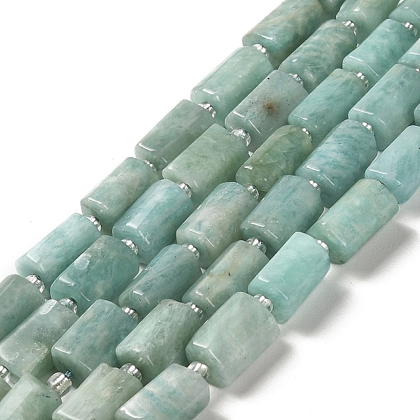 PandaHall Natural Amazonite Beads Strands, with Seed Beads, Faceted, Column, 8.5~11x5.5~6.5mm, Hole: 1mm, about 14~15pcs/strand, 7.48''...
PandaHall Natural Amazonite Beads Strands, with Seed Beads, Faceted, Column, 8.5~11x5.5~6.5mm, Hole: 1mm, about 14~15pcs/strand, 7.48''...