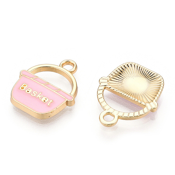 PandaHall Alloy Pendants, with Enamel, Cadmium Free & Lead Free, Light Gold, Basket with Word, Pink, 17x14x2mm, Hole: 2mm Alloy+Enamel...
PandaHall Alloy Pendants, with Enamel, Cadmium Free & Lead Free, Light Gold, Basket with Word, Pink, 17x14x2mm, Hole: 2mm Alloy+Enamel...