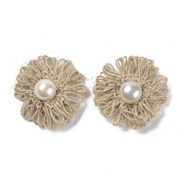 PandaHall Handmade Linen Ornament Accessories, with Plastic Beads, for DIY Craft Making, Flower, Tan, 52x55x16mm Cloth Flower Orange
PandaHall Handmade Linen Ornament Accessories, with Plastic Beads, for DIY Craft Making, Flower, Tan, 52x55x16mm Cloth Flower Orange