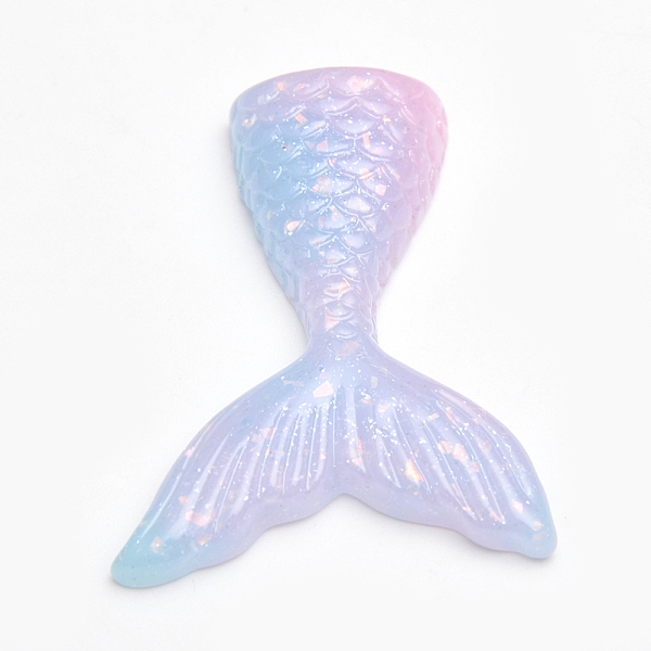 PandaHall Resin Cabochons, with Glitter Powder, Mermaid Tail Shaped, Aqua, 41~45x33x7mm Resin Fish Cyan
PandaHall Resin Cabochons, with Glitter Powder, Mermaid Tail Shaped, Aqua, 41~45x33x7mm Resin Fish Cyan