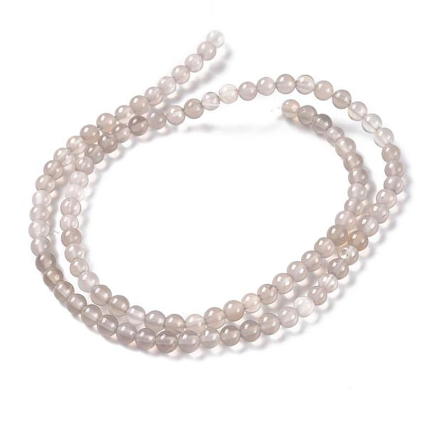 PandaHall Natural Gray Agate Bead Strands, Round, Grade A, 4mm, Hole: 0.5mm, about 96~104pcs/strand, 15.7 inch Grey Agate Round Gray
PandaHall Natural Gray Agate Bead Strands, Round, Grade A, 4mm, Hole: 0.5mm, about 96~104pcs/strand, 15.7 inch Grey Agate Round Gray