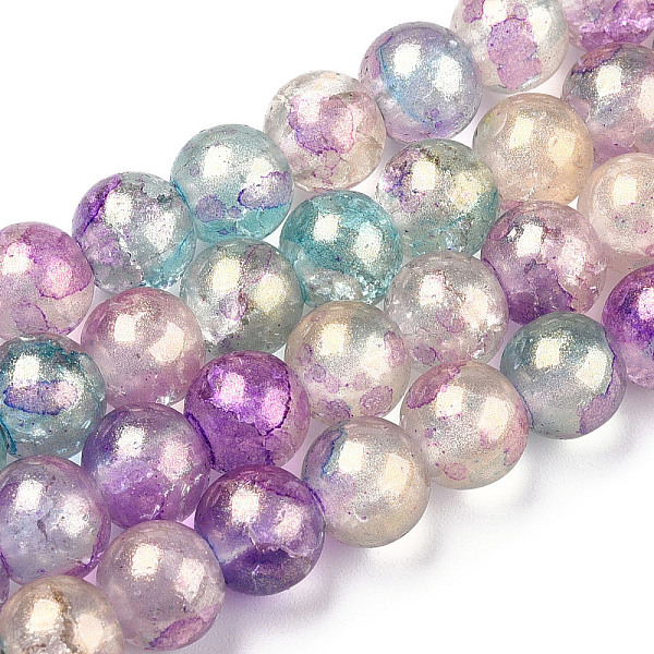 PandaHall Baking Painted Crackle Glass Bead Strands, with Gold Powder, Round, Medium Orchid, 6mm, Hole: 1.2mm, about 147pcs/strand, 31.10...
PandaHall Baking Painted Crackle Glass Bead Strands, with Gold Powder, Round, Medium Orchid, 6mm, Hole: 1.2mm, about 147pcs/strand, 31.10...