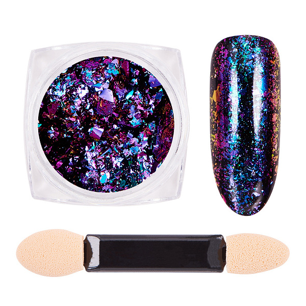 PandaHall Nail Art Glitter Powder, Starry Sky/Mirror Effect, Shiny Nail Decoration, with One Brush, Medium Purple, 30x30x17mm, about...
PandaHall Nail Art Glitter Powder, Starry Sky/Mirror Effect, Shiny Nail Decoration, with One Brush, Medium Purple, 30x30x17mm, about...