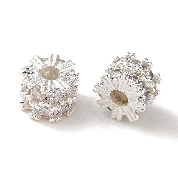 PandaHall Rack Plating Brass Pave Clear Cubic Zirconia Beads, Long-Lasting Plated, Cadmium Free & Lead Free, Column, Silver, 7x5mm, Hole...
PandaHall Rack Plating Brass Pave Clear Cubic Zirconia Beads, Long-Lasting Plated, Cadmium Free & Lead Free, Column, Silver, 7x5mm, Hole...