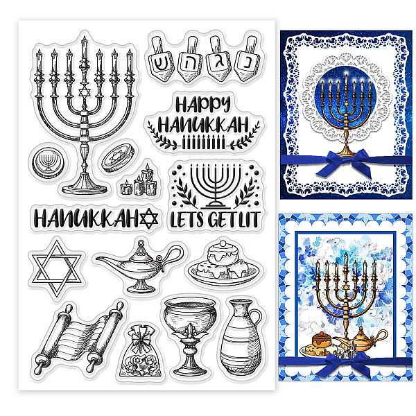 PandaHall GLOBLELAND Hanukkah Clear Stamps Candles Bible Gyro Silicone Clear Stamp Seals for Cards Making DIY Scrapbooking Photo Journal...
PandaHall GLOBLELAND Hanukkah Clear Stamps Candles Bible Gyro Silicone Clear Stamp Seals for Cards Making DIY Scrapbooking Photo Journal...