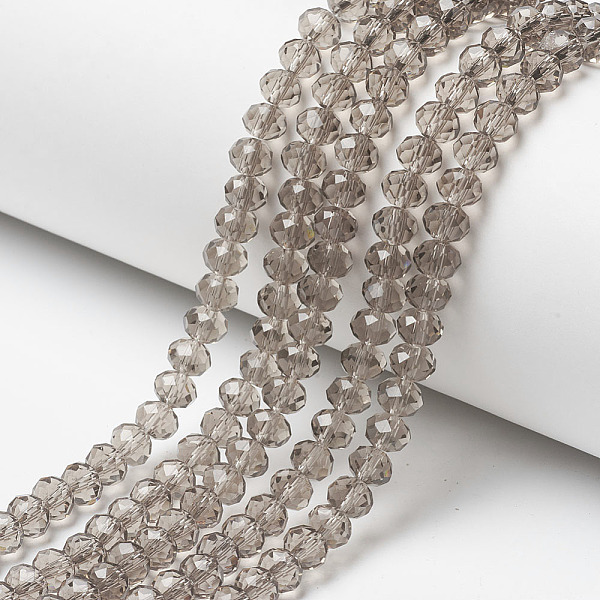 PandaHall Glass Beads Strands, Faceted, Rondelle, Tan, 6x5mm, Hole: 1mm, about 85~88pcs/strand, 16.1~16.5 inch(41~42cm) Glass Rondelle..., Orange
PandaHall Glass Beads Strands, Faceted, Rondelle, Tan, 6x5mm, Hole: 1mm, about 85~88pcs/strand, 16.1~16.5 inch(41~42cm) Glass Rondelle..., Orange