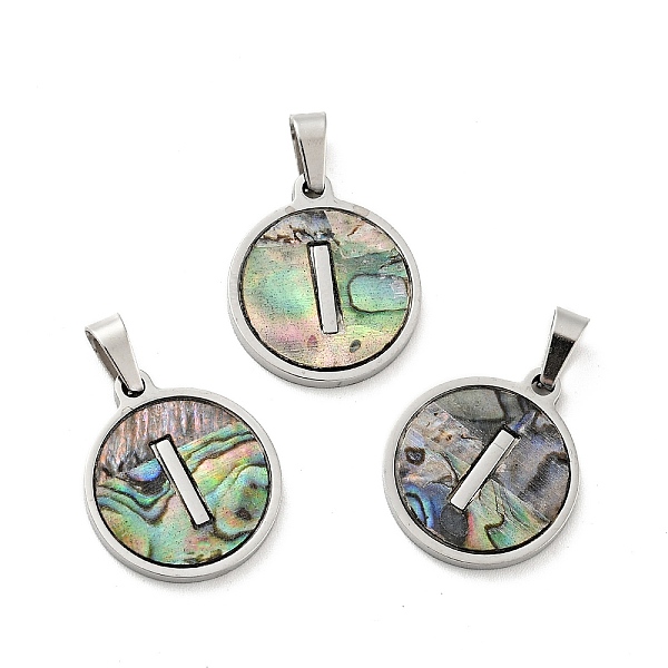 PandaHall 304 Stainless Steel with Paua Shell Pendants, Stainless Steel Color, Flat Round with Letter Charm, Letter.I, 18x16x1.5mm, Hole...
PandaHall 304 Stainless Steel with Paua Shell Pendants, Stainless Steel Color, Flat Round with Letter Charm, Letter.I, 18x16x1.5mm, Hole...
