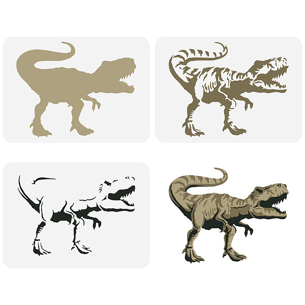 PandaHall FINGERINSPIRE 3PCS Layered Dinosaur Stencils for Painting 11.7x8.3inch Large Dinosaur Stencils Plastic PET Tyrannosaurus Rex...
PandaHall FINGERINSPIRE 3PCS Layered Dinosaur Stencils for Painting 11.7x8.3inch Large Dinosaur Stencils Plastic PET Tyrannosaurus Rex...