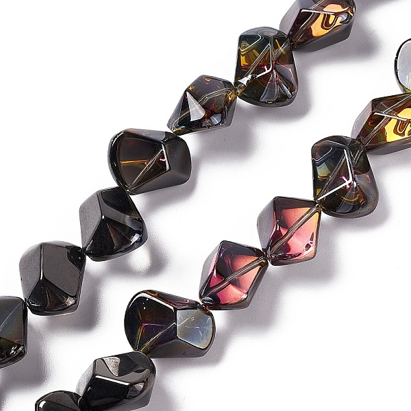 PandaHall Half Rainbow Plated Electroplate Glass Beads, Polygon, Black, 15.5~16x15.5x10~10.5mm, Hole: 1mm, about 50~51pcs/strand...
PandaHall Half Rainbow Plated Electroplate Glass Beads, Polygon, Black, 15.5~16x15.5x10~10.5mm, Hole: 1mm, about 50~51pcs/strand...