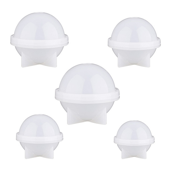PandaHall Craftdady 5 Sets 5 Styles Silicone Molds, Sphere Molds, Resin Casting Moulds, Jewelry Making DIY Tool For UV Resin, Epoxy Resin..., White
PandaHall Craftdady 5 Sets 5 Styles Silicone Molds, Sphere Molds, Resin Casting Moulds, Jewelry Making DIY Tool For UV Resin, Epoxy Resin..., White