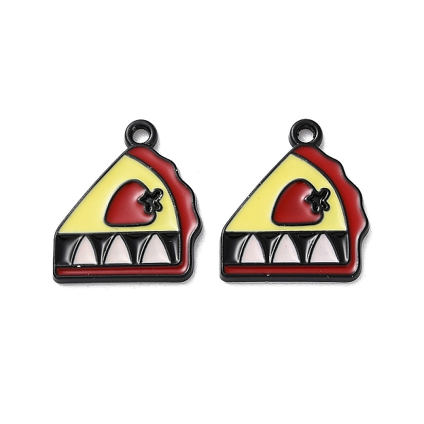 PandaHall Alloy Enamel Pendants, Cadmium Free & Nickel Free & Lead Free, Strawberry Cake Charm, Black, 18x15.5x1.5mm, Hole: 1.6mm...
PandaHall Alloy Enamel Pendants, Cadmium Free & Nickel Free & Lead Free, Strawberry Cake Charm, Black, 18x15.5x1.5mm, Hole: 1.6mm...