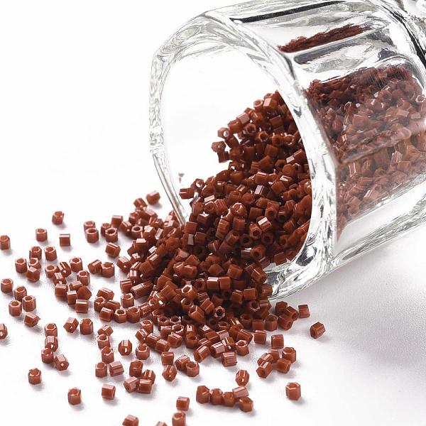 PandaHall TOHO Hexagon Beads, Japanese Seed Beads, 15/0 Two Cut Glass Seed Beads, (46L) Opaque Terra Cotta, 15/0, 1.5x1.5x1.5mm, Hole: 0.5mm..., Brown
PandaHall TOHO Hexagon Beads, Japanese Seed Beads, 15/0 Two Cut Glass Seed Beads, (46L) Opaque Terra Cotta, 15/0, 1.5x1.5x1.5mm, Hole: 0.5mm..., Brown