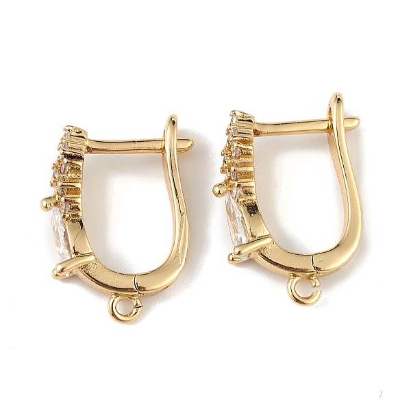 PandaHall Brass Teardrop Hoop Earring Findings, Latch Back with Clear Cubic Zirconia, Lead Free & Cadmium Free, Real 18K Gold Plated...
PandaHall Brass Teardrop Hoop Earring Findings, Latch Back with Clear Cubic Zirconia, Lead Free & Cadmium Free, Real 18K Gold Plated...
