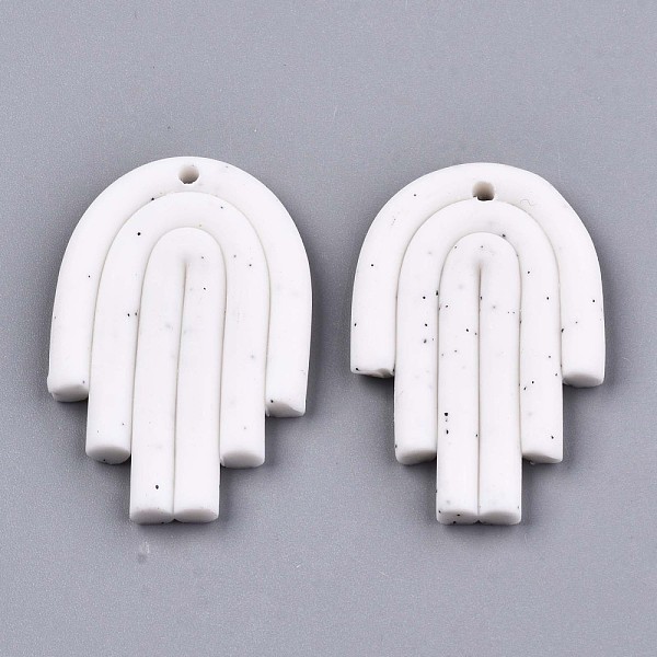 PandaHall Handmade Polymer Clay Pendants, Floral White, 34x22x3.5mm, Hole: 1.8mm Polymer Clay Others
PandaHall Handmade Polymer Clay Pendants, Floral White, 34x22x3.5mm, Hole: 1.8mm Polymer Clay Others