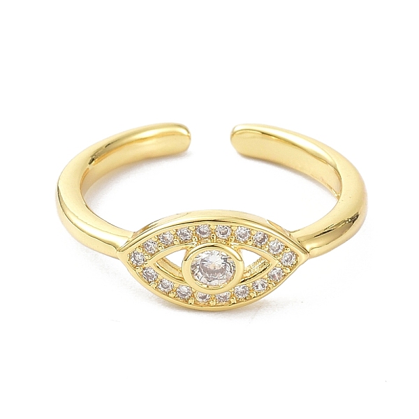 PandaHall Evil Eye Real 18K Gold Plated Cuff Rings for Women Gift, Brass Micro Pave Cubic Zirconia Open Rings, Clear, US Size 6 1/2(16.9mm)...
PandaHall Evil Eye Real 18K Gold Plated Cuff Rings for Women Gift, Brass Micro Pave Cubic Zirconia Open Rings, Clear, US Size 6 1/2(16.9mm)...