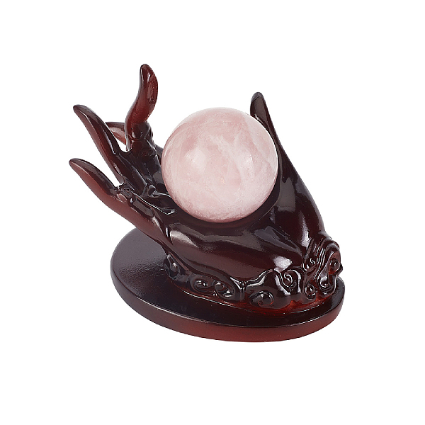 PandaHall Resin Crystal Ball Display Pedestal, Rings Dislpay Stand, Buddha's Hand Shape, Coconut Brown, 105x65x80mm Resin Body
PandaHall Resin Crystal Ball Display Pedestal, Rings Dislpay Stand, Buddha's Hand Shape, Coconut Brown, 105x65x80mm Resin Body