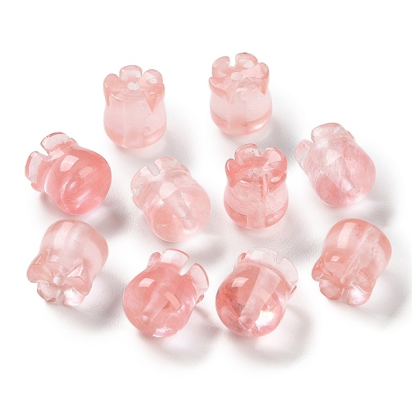 PandaHall Cherry Quartz Glass Beads, Lily of The Valley, 10x9.5mm, Hole: 1.2mm Cherry Quartz Glass Flower
PandaHall Cherry Quartz Glass Beads, Lily of The Valley, 10x9.5mm, Hole: 1.2mm Cherry Quartz Glass Flower