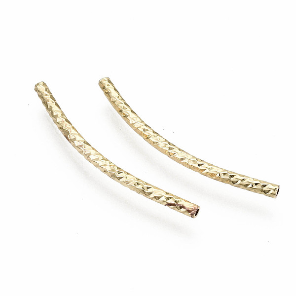 PandaHall Hammered Brass Tube Beads, Nickel Free, Real 18K Gold Plated, 25x1.5mm, Hole: 0.7mm Brass Others
PandaHall Hammered Brass Tube Beads, Nickel Free, Real 18K Gold Plated, 25x1.5mm, Hole: 0.7mm Brass Others