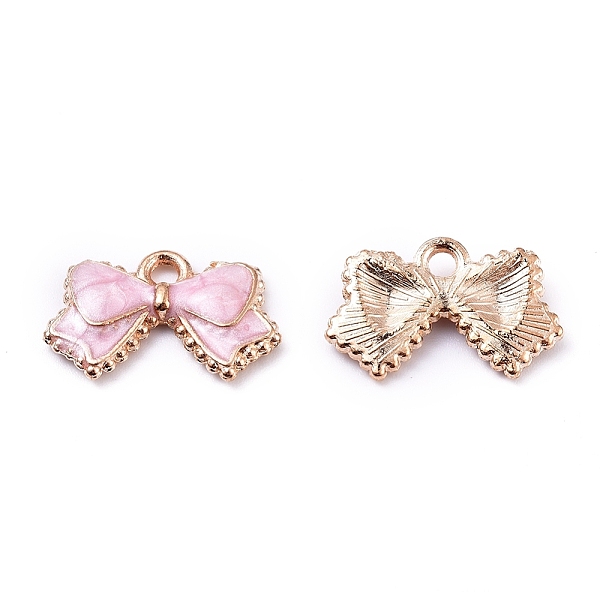 PandaHall Alloy Enamel Charms, Bowknot, Light Gold, Pink, 9.5x15.5x2.5mm, Hole: 1.5mm Alloy+Enamel Bowknot Pink
PandaHall Alloy Enamel Charms, Bowknot, Light Gold, Pink, 9.5x15.5x2.5mm, Hole: 1.5mm Alloy+Enamel Bowknot Pink