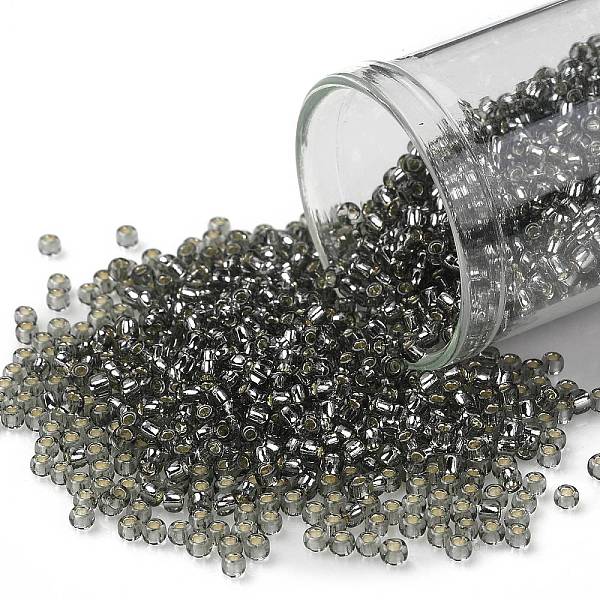 PandaHall TOHO Round Seed Beads, Japanese Seed Beads, (29) Silver Lined Light Black Diamond, 11/0, 2.2mm, Hole: 0.8mm, about 1110pcs/10g..., Gray
PandaHall TOHO Round Seed Beads, Japanese Seed Beads, (29) Silver Lined Light Black Diamond, 11/0, 2.2mm, Hole: 0.8mm, about 1110pcs/10g..., Gray