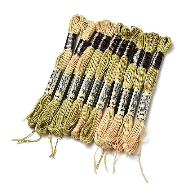 PandaHall 10 Skeins 6-Ply Polyester Embroidery Floss, Cross Stitch Threads, Segment Dyed, Dark Khaki, 0.5mm, about 8.75 Yards(8m)/skein...
PandaHall 10 Skeins 6-Ply Polyester Embroidery Floss, Cross Stitch Threads, Segment Dyed, Dark Khaki, 0.5mm, about 8.75 Yards(8m)/skein...