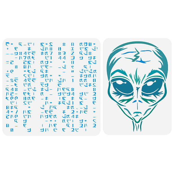 PandaHall 2Pcs 2 Styles PET Hollow Out Drawing Painting Stencils, for DIY Scrapbook, Photo Album, Extra-Terrestrial, 297~300x210~300mm...
PandaHall 2Pcs 2 Styles PET Hollow Out Drawing Painting Stencils, for DIY Scrapbook, Photo Album, Extra-Terrestrial, 297~300x210~300mm...