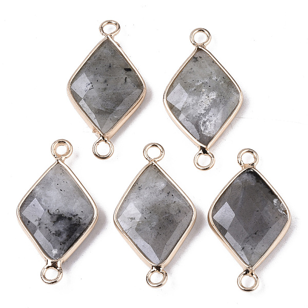 PandaHall Natural Labradorite Links Connectors, with Edge Light Gold Plated Brass Findings, Faceted, Rhombus, 29~30x15x4mm, Hole: 2.5mm...
PandaHall Natural Labradorite Links Connectors, with Edge Light Gold Plated Brass Findings, Faceted, Rhombus, 29~30x15x4mm, Hole: 2.5mm...