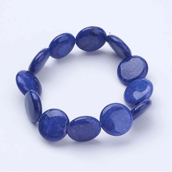PandaHall Natural Lapis Lazuli(Dyed) Beads Stretch Bracelets, Flat Round, 2 inch(53mm) Lapis Lazuli Blue
PandaHall Natural Lapis Lazuli(Dyed) Beads Stretch Bracelets, Flat Round, 2 inch(53mm) Lapis Lazuli Blue