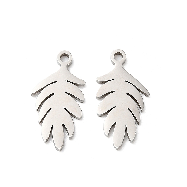 PandaHall 201 Stainless Steel Pendants, Laser Cut, Leafy Branch Charms, Stainless Steel Color, 18x9x1mm, Hole: 1.5mm 201 Stainless Steel...
PandaHall 201 Stainless Steel Pendants, Laser Cut, Leafy Branch Charms, Stainless Steel Color, 18x9x1mm, Hole: 1.5mm 201 Stainless Steel...