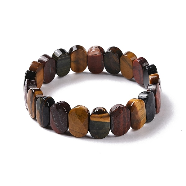 PandaHall Natural Tiger Eye Oval Beaded Stretch Bracelet, Gemstone Jewelry for Women, Inner Diameter: 2-1/8 inch(5.4~5.5cm) Tiger Eye
PandaHall Natural Tiger Eye Oval Beaded Stretch Bracelet, Gemstone Jewelry for Women, Inner Diameter: 2-1/8 inch(5.4~5.5cm) Tiger Eye