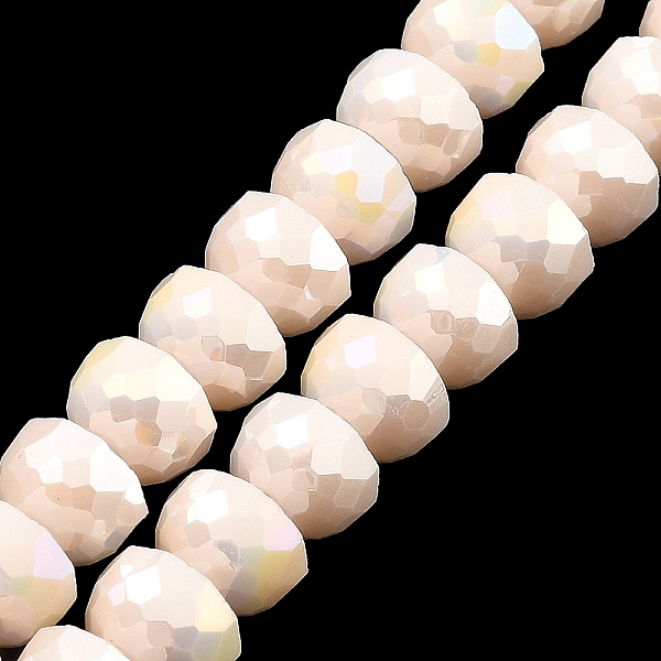 PandaHall AB Color Plate Glass Beads Strands, Opaque Color, Faceted Half Round, Old Lace, 7~7.5x5mm, Hole: 1mm, about 80pcs/strand...
PandaHall AB Color Plate Glass Beads Strands, Opaque Color, Faceted Half Round, Old Lace, 7~7.5x5mm, Hole: 1mm, about 80pcs/strand...