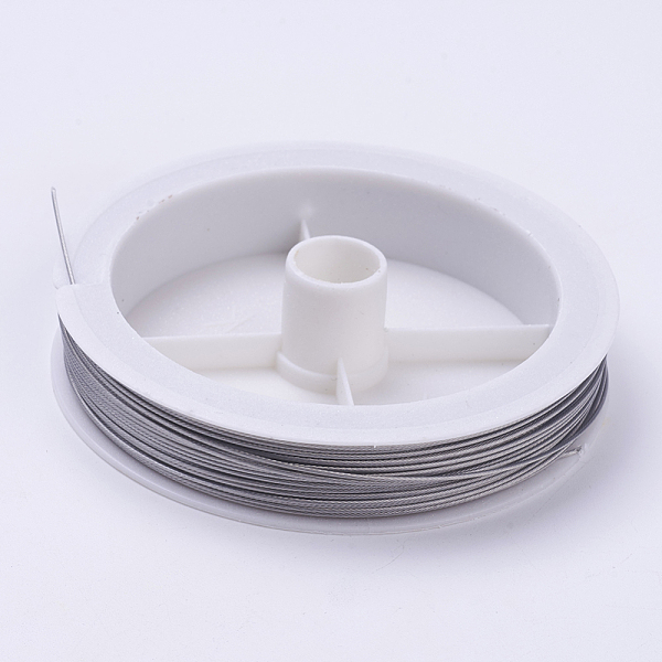 PandaHall Tiger Tail Wire, Nylon-coated Stainless Steel, Original Color(Raw), Raw, 21 Gauge, 0.7mm, about 98.42 Feet(30m)/roll Stainless..., Gray
PandaHall Tiger Tail Wire, Nylon-coated Stainless Steel, Original Color(Raw), Raw, 21 Gauge, 0.7mm, about 98.42 Feet(30m)/roll Stainless..., Gray