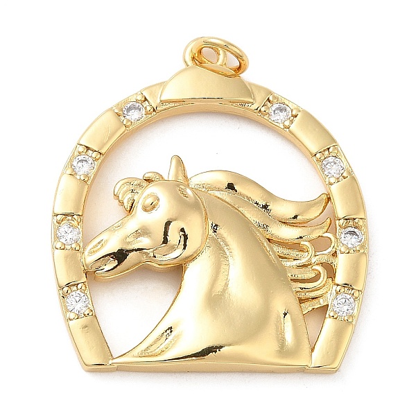 PandaHall Rack Plating Brass Micro Pave Cubic Zirconia Pendants, Long-Lasting Plated, Cadmium Free & Lead Free, Horse, Real 18K Gold Plated..., Clear
PandaHall Rack Plating Brass Micro Pave Cubic Zirconia Pendants, Long-Lasting Plated, Cadmium Free & Lead Free, Horse, Real 18K Gold Plated..., Clear