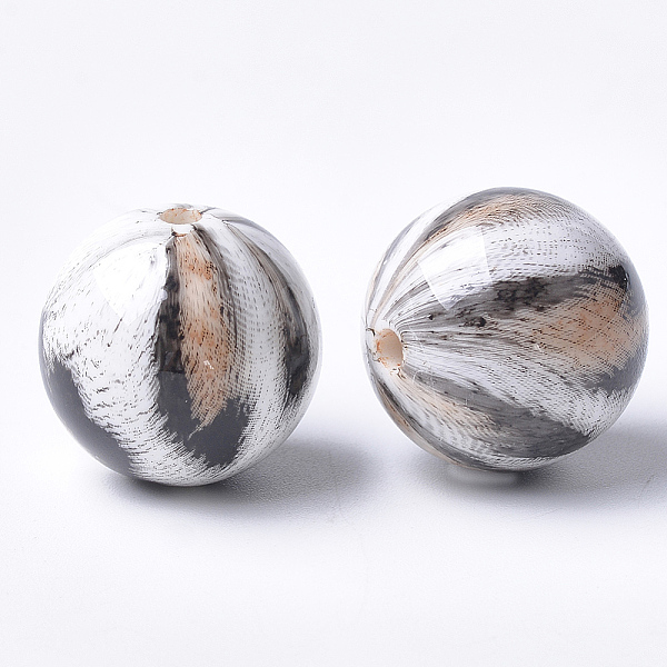 PandaHall Printed Acrylic Beads, Round, Navajo White, 20x19mm, Hole: 2.5mm Acrylic Round
PandaHall Printed Acrylic Beads, Round, Navajo White, 20x19mm, Hole: 2.5mm Acrylic Round